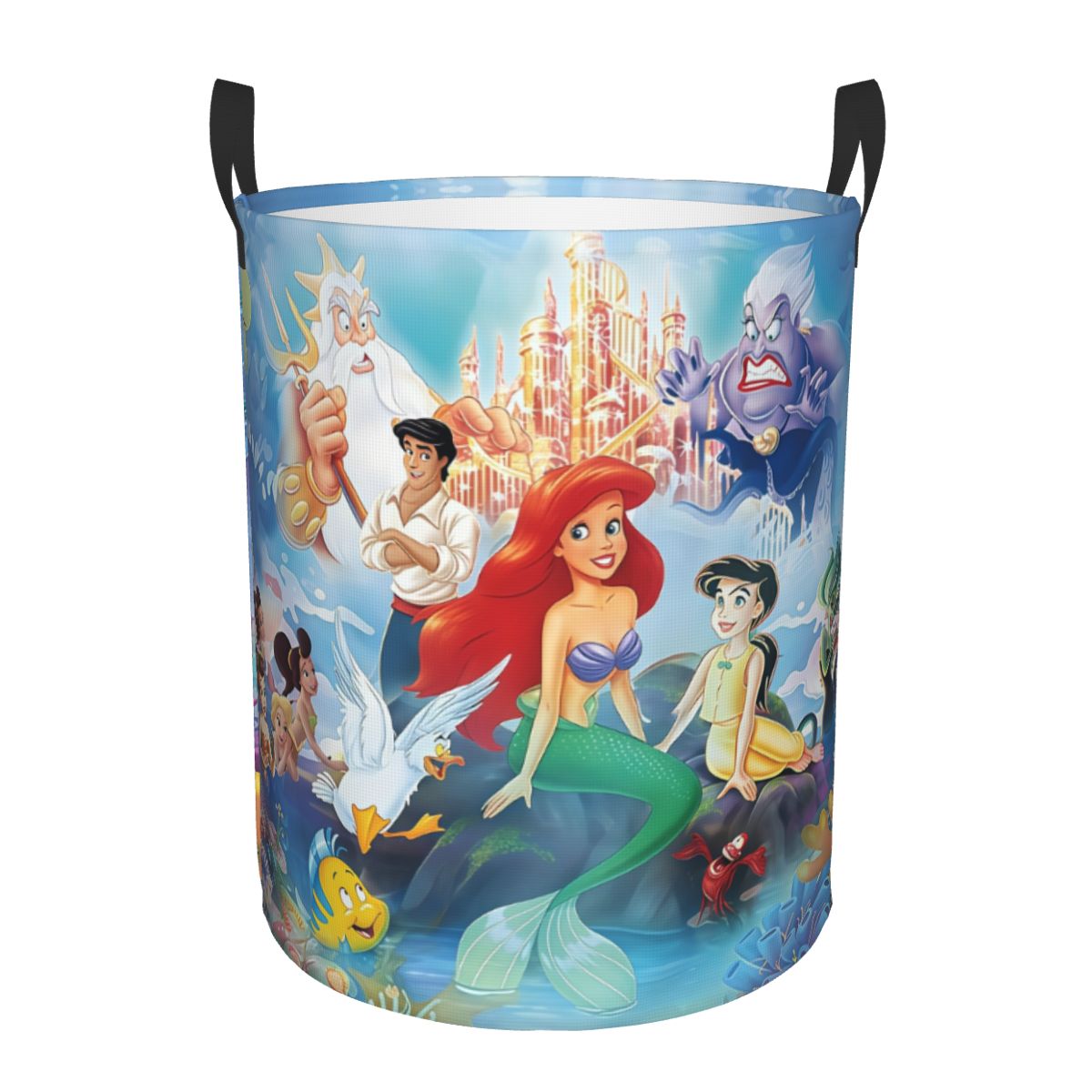 Laundry Hamper Nursery - Game The Little Mermaid Cartoon Laundry