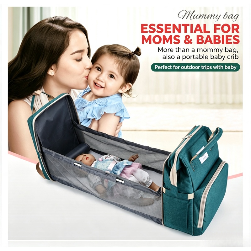 Baby Nursery Carpet - Large Capacity Mommy Diaper Backpack with