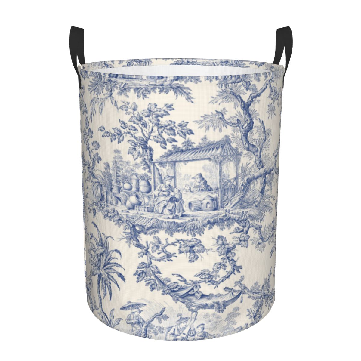 Laundry Hamper Nursery - Custom Toile De Jouy Patterns Laundry