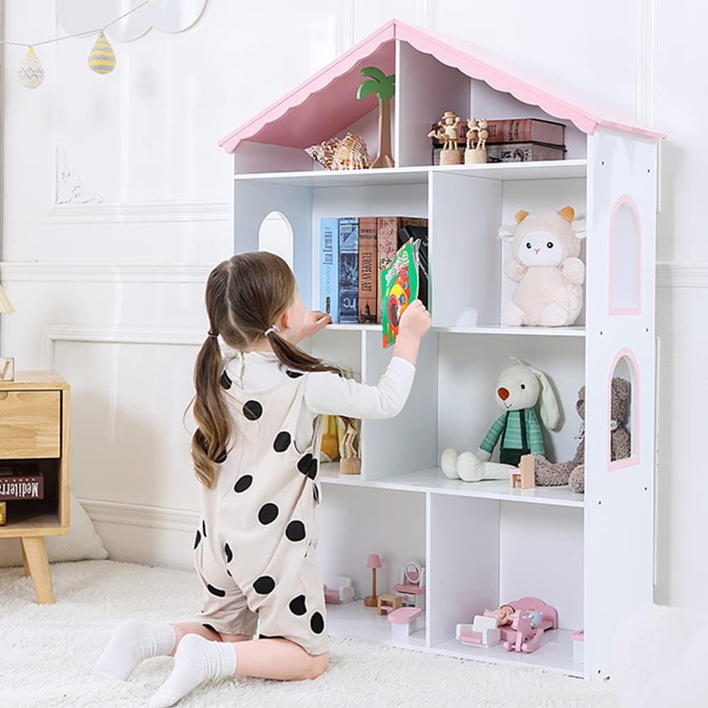 Baby Nursery Bookcase - Kids Bookshelf and Toy Storage, Toddler