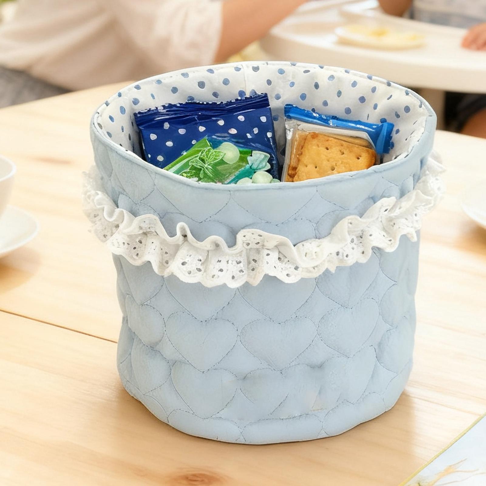Baby Nursery Closet - Baskets For Organizing Aesthetic Lace Design