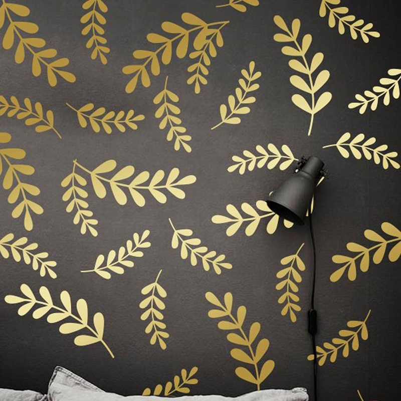Baby Nursery Plants - Botanical Leaf Floral Wall Sticker Jungle