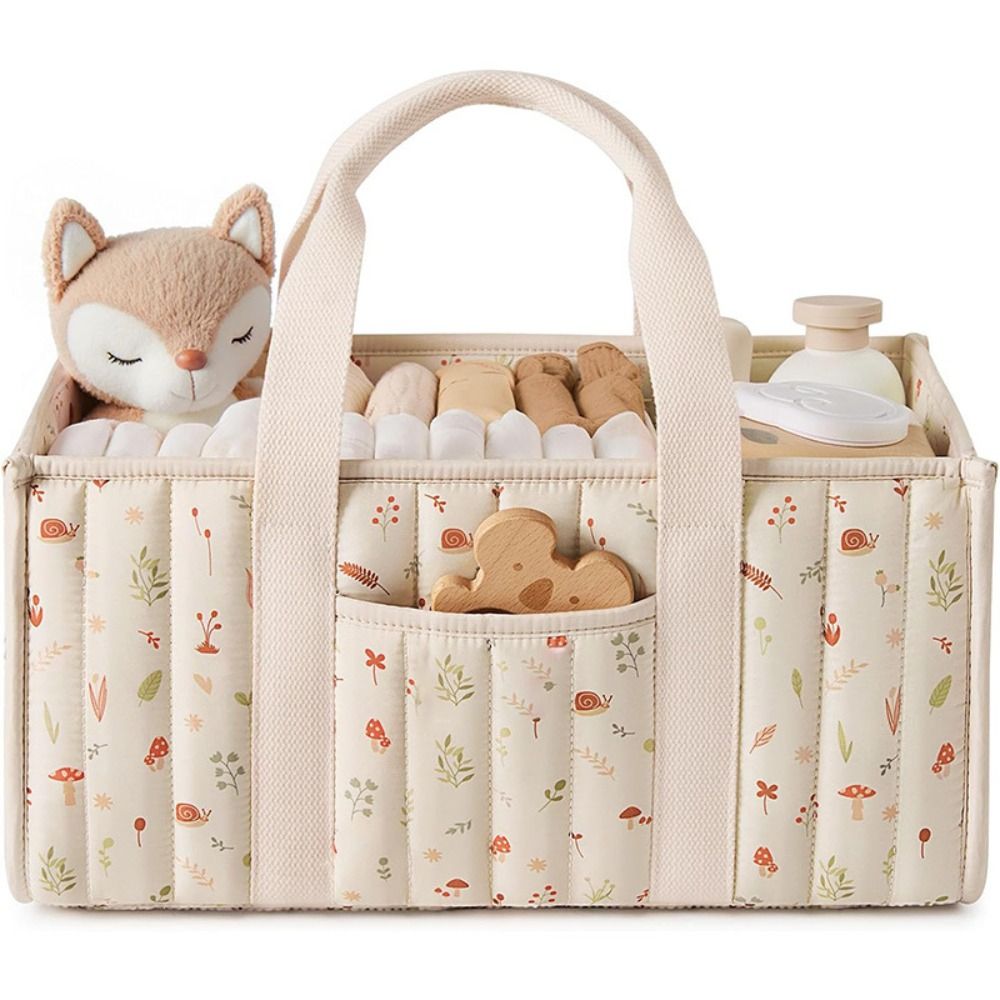 Baby Nursery Essentials - Large Capacity Baby Diaper Organizer Portable