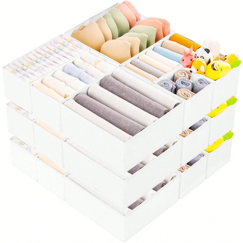 15PCS Drawer Organizer Clothes - Baby Nursery Closet 评论和价格