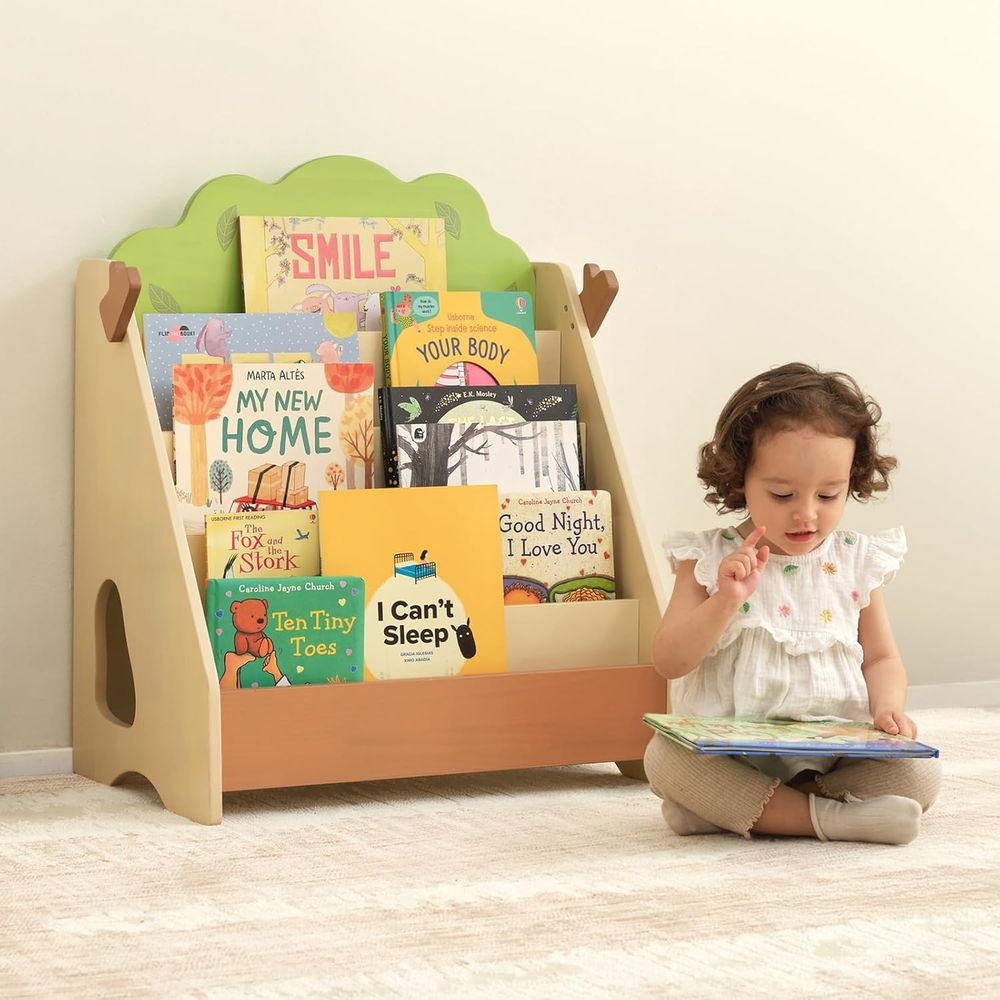 OOOK Montori Bookshel or Kids, - Baby Nursery Bookcase 评论和价格