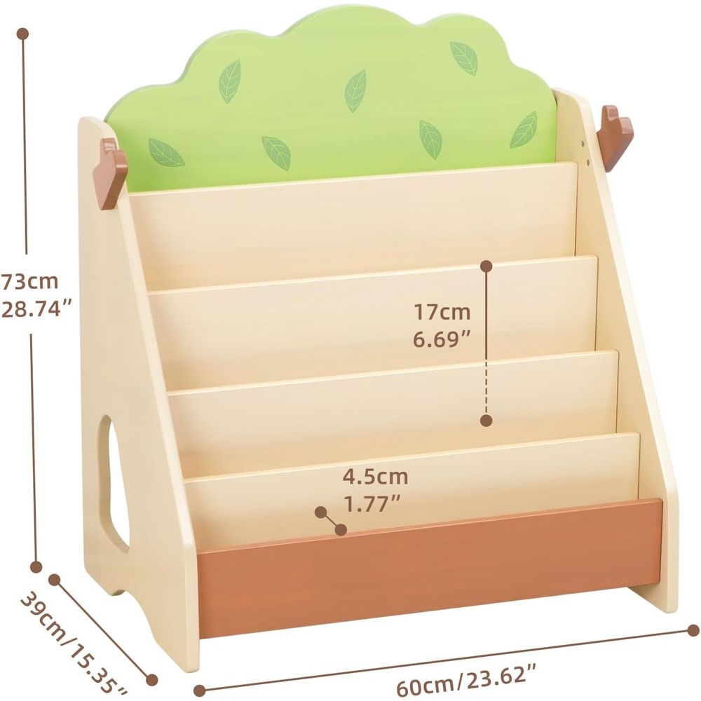 OOOK Montori Bookshel or Kids, - Baby Nursery Bookcase 评论和价格