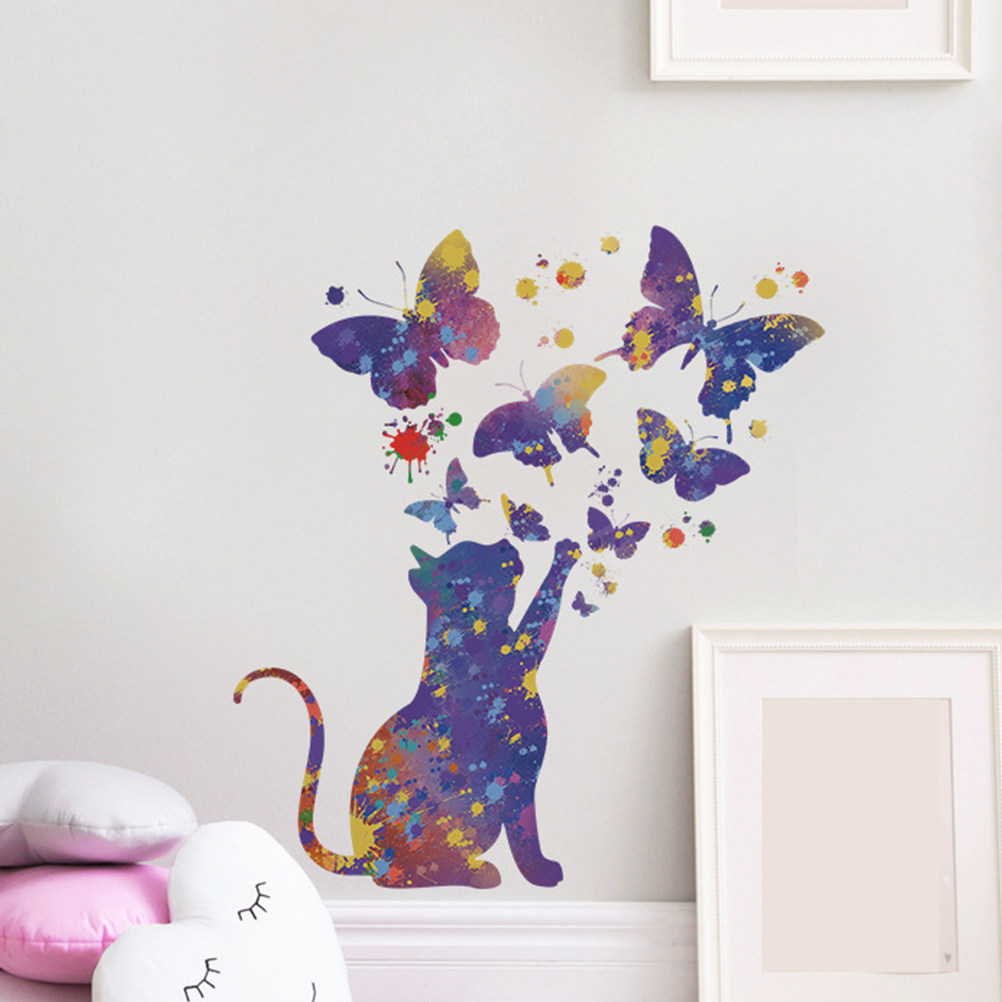 2 Sheets Home Decor Butterfly  - Wall Decal Nursery 评论和价格
