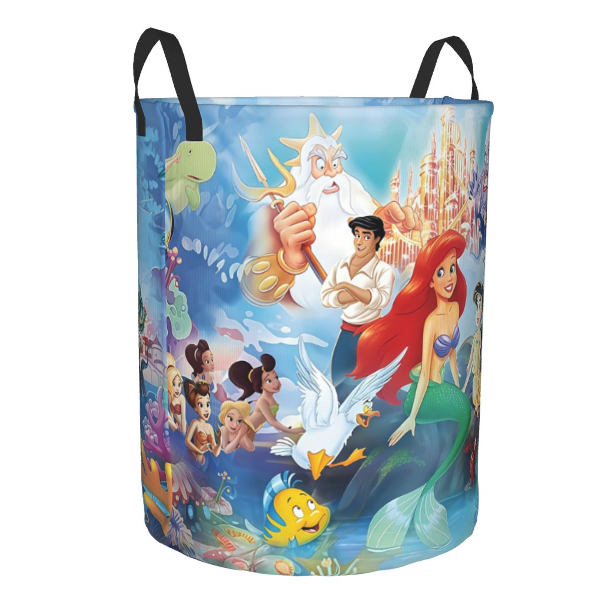 Game The Little Mermaid Cartoo - Laundry Hamper Nursery 评论和价格