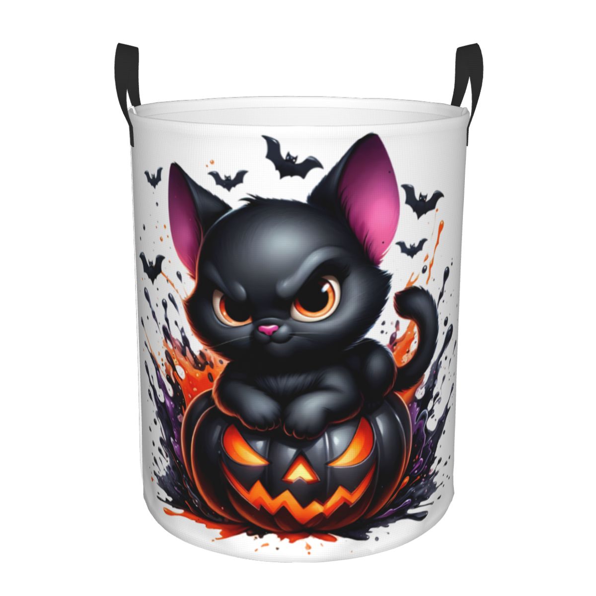 Halloween Black Cat Pumpkins L - Baby Nursery Hamper 评论和价格