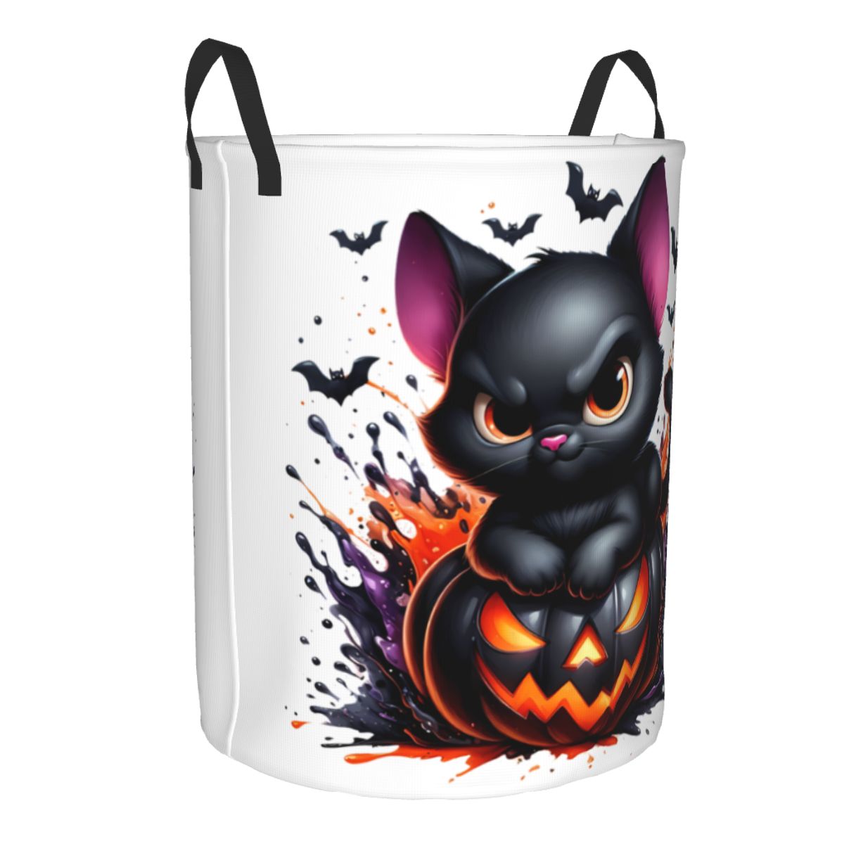 Halloween Black Cat Pumpkins L - Baby Nursery Hamper 评论和价格