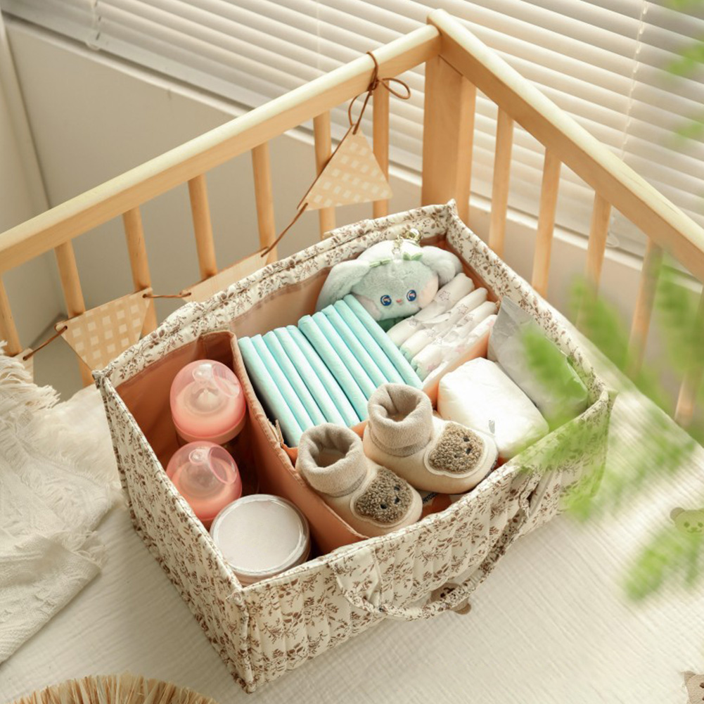 Floral Nursery Storage Basket  - Baby Nursery Essentials 评论和价格