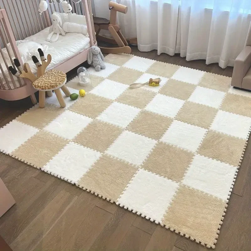 Soft Fluffy Puzzle Foam Floor  - Baby Nursery Carpet 评论和价格