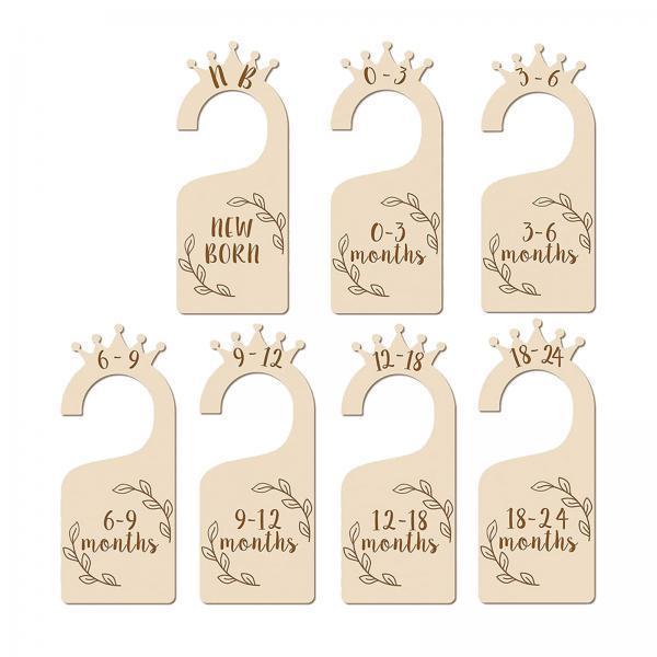 4x 7Pcs Baby Closet Dividers w - Baby Nursery Closet 评论和价格