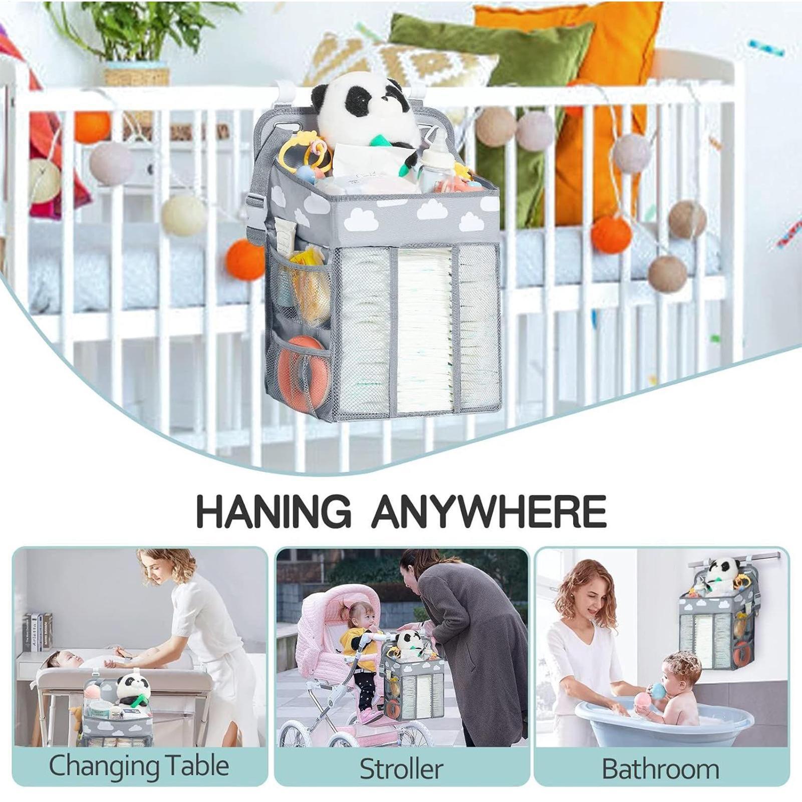 Crib Diaper Organizer Waterpro - Baby Nursery Organizer 评论和价格