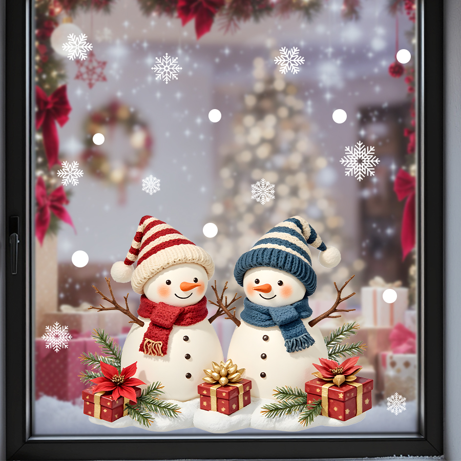 ​Christmas Window Stickers Sno - Wall Decal Nursery 评论和价格