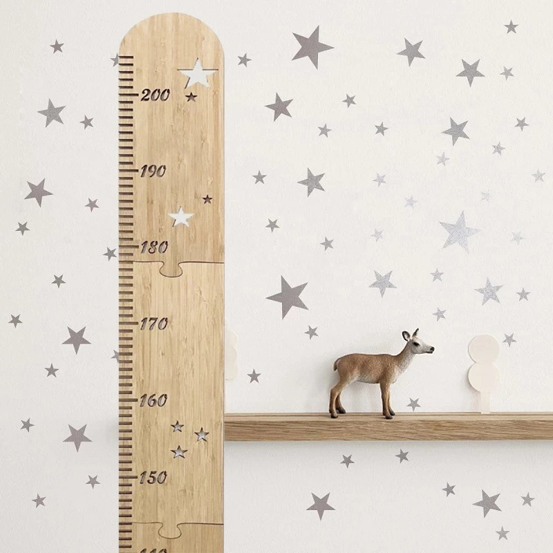 5 Sheets Nordic Wooden Kids He - Baby Nursery Vinyl 评论和价格