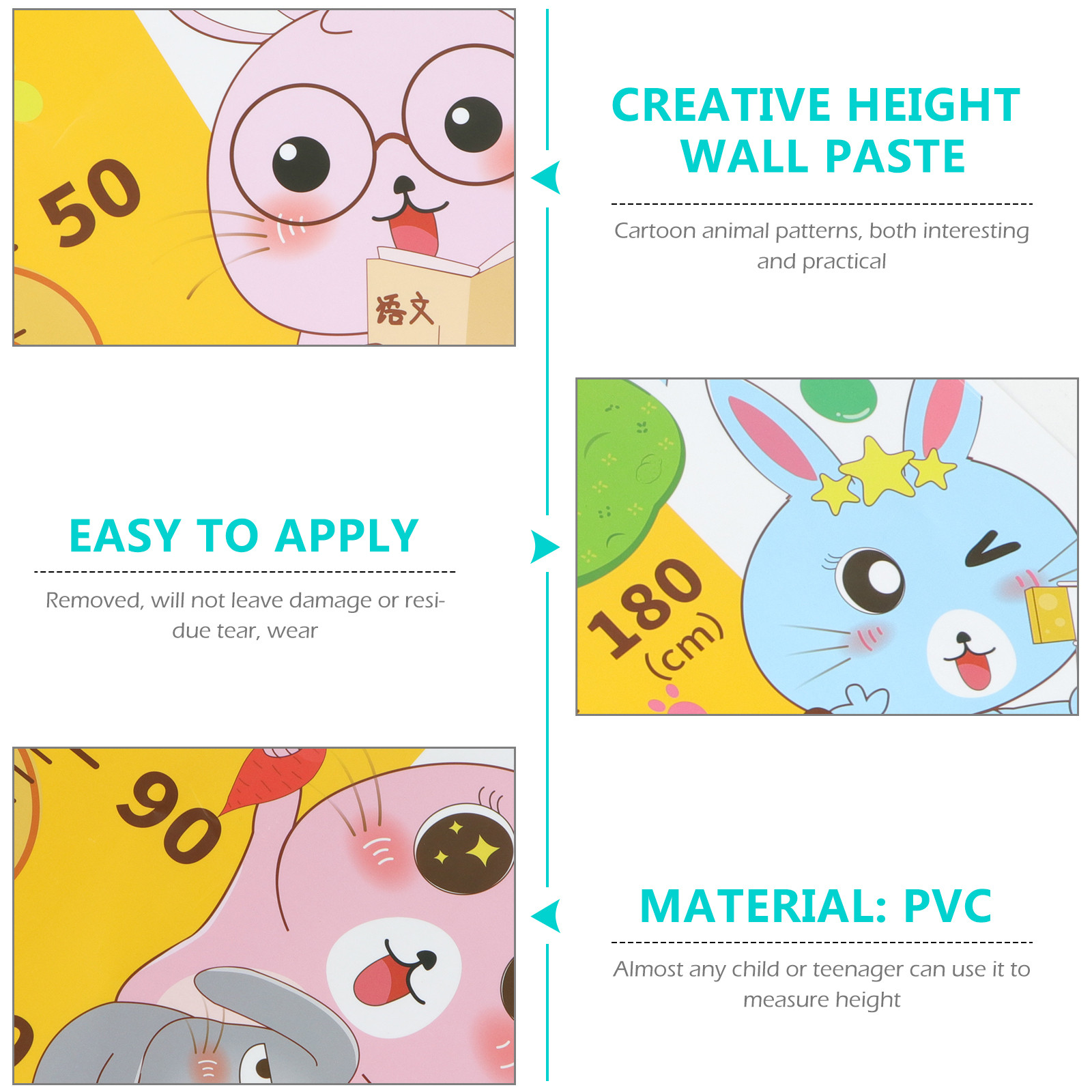 PVC Kids Wall Sticker Removabl - Wall Decal Nursery 评论和价格