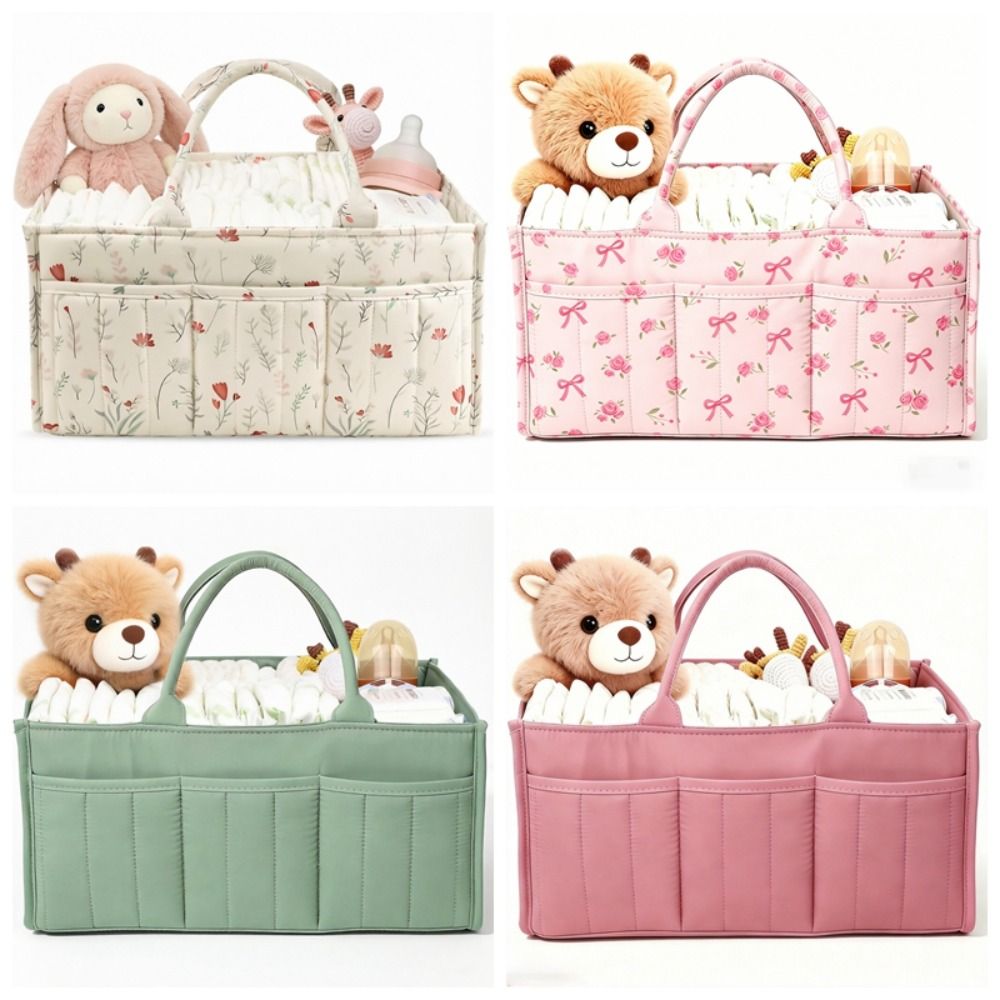 Floral Baby Diaper Caddy Organ - Baby Nursery Essentials 评论和价格