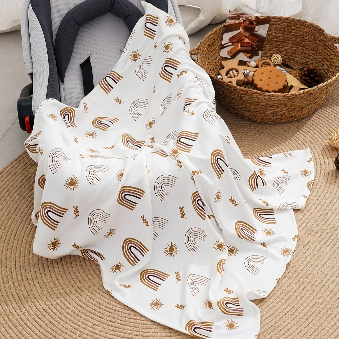 Elinfant Newborn Bamboo Receiv - Baby Nursery Essentials 评论和价格