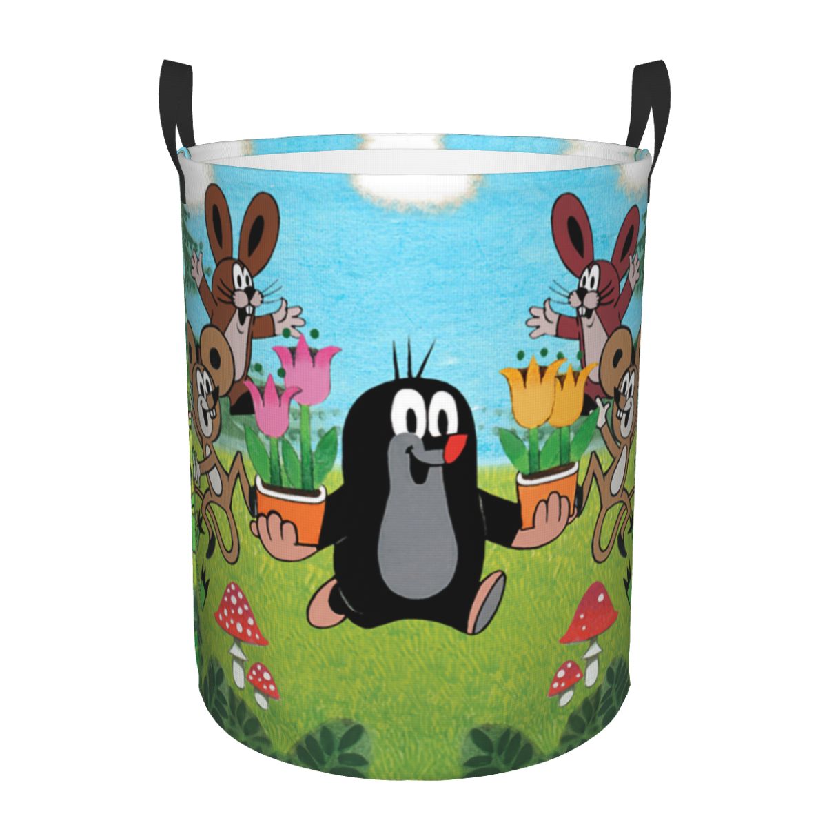 Happy Mole Laundry Basket Coll - Laundry Hamper Nursery 评论和价格