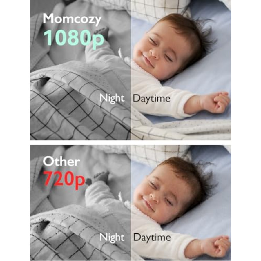 Video Baby Monitor, 1080P 5 HD - Baby Nursery Videos 评论和价格