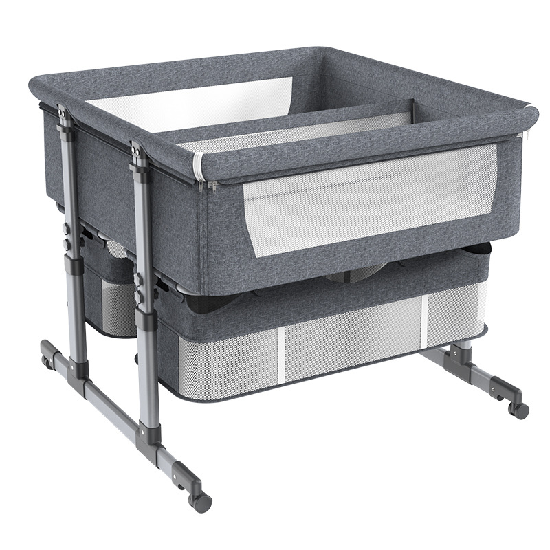 Portable Twin Baby Crib Remova - Baby Nursery With Queen Bed 评论和价格