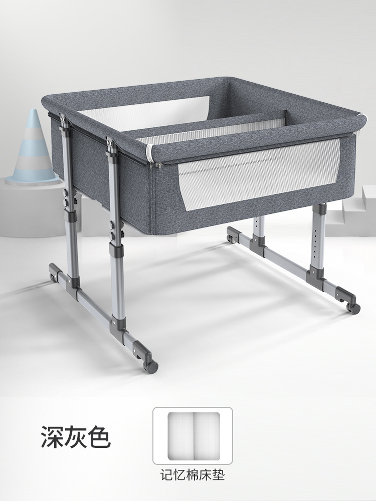 Portable Twin Baby Crib Remova - Baby Nursery With Queen Bed 评论和价格
