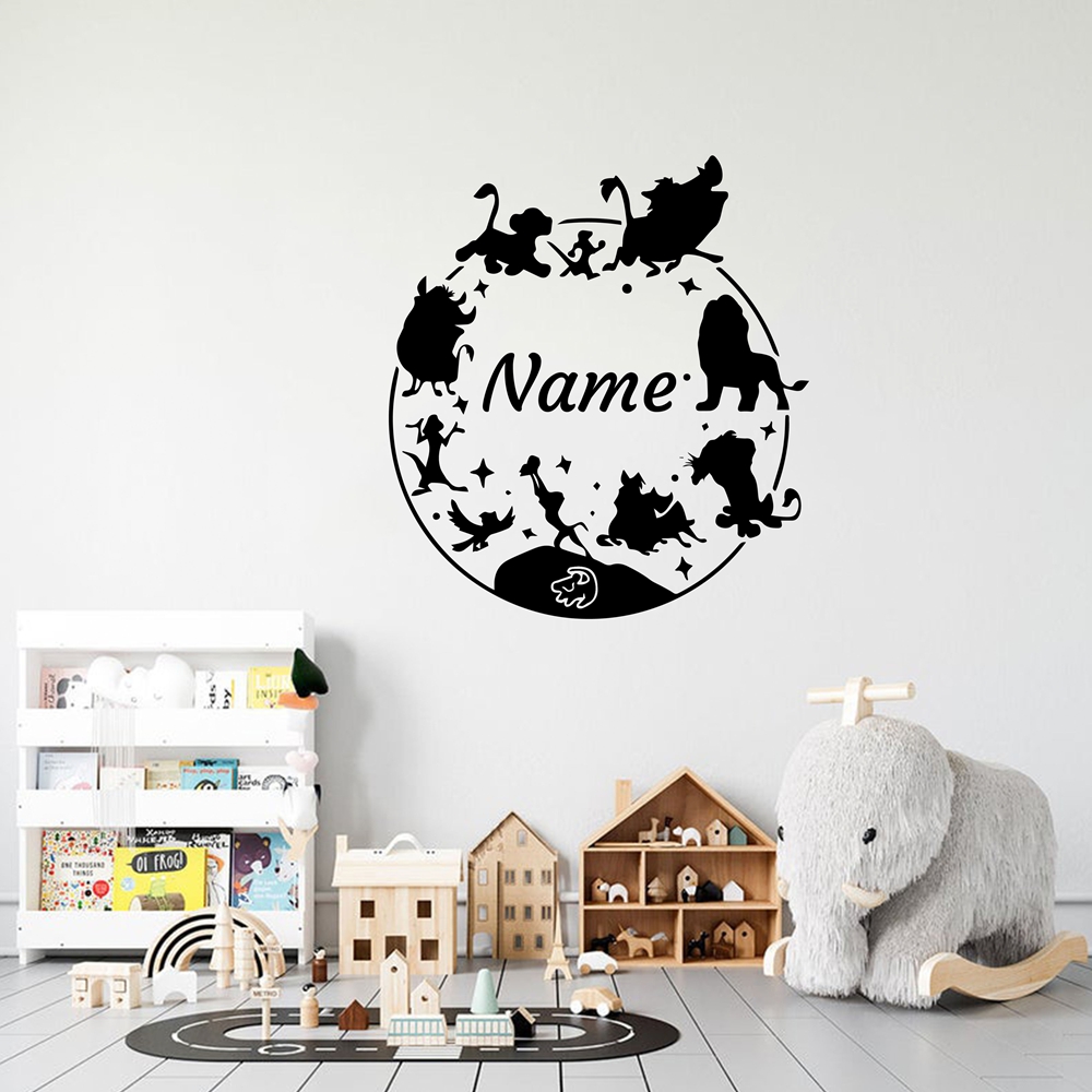 1PC Creative Animal Customizab - Wall Decal Nursery 评论和价格