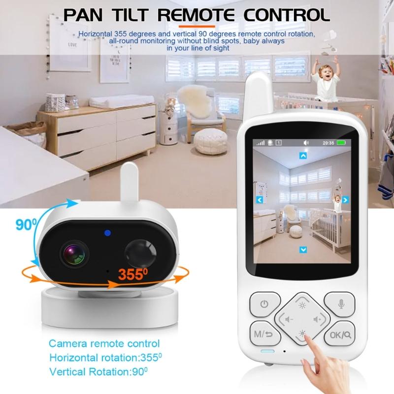 Video Baby Monitor with 2.8 Sc - Baby Nursery Videos 评论和价格