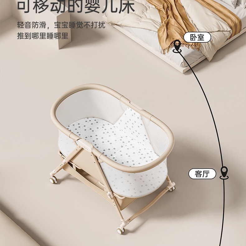 Multifunctional Indoor Crib Mo - Baby Nursery With Queen Bed 评论和价格
