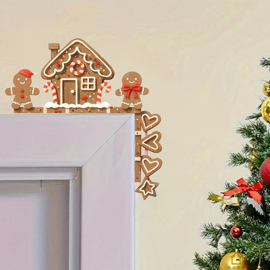 Gingerbread House & Man Christ - Baby Nursery Vinyl 评论和价格