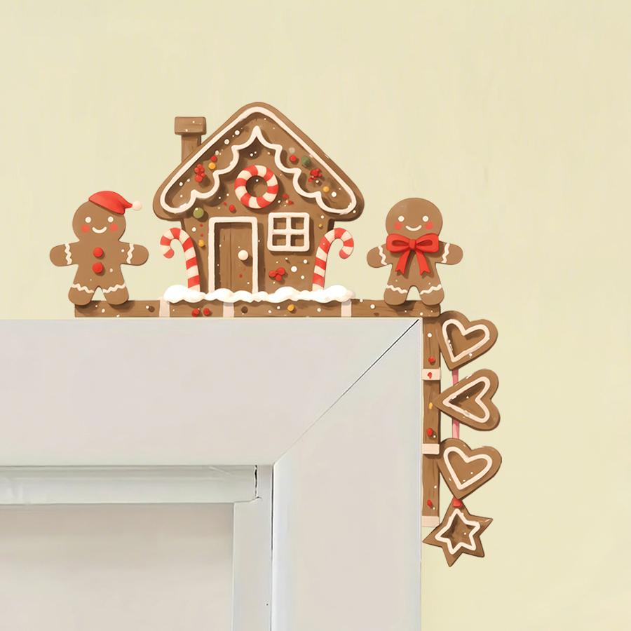 Gingerbread House & Man Christ - Baby Nursery Vinyl 评论和价格