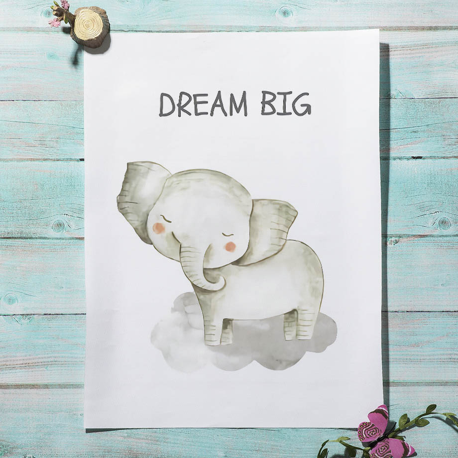 Nursery Wall Art Canvas Painti - Baby Nursery Mirror 评论和价格
