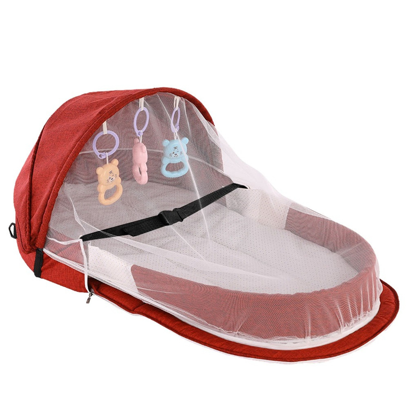 Baby Bed Folding Portable Baby - Baby Nursery Hamper 评论和价格