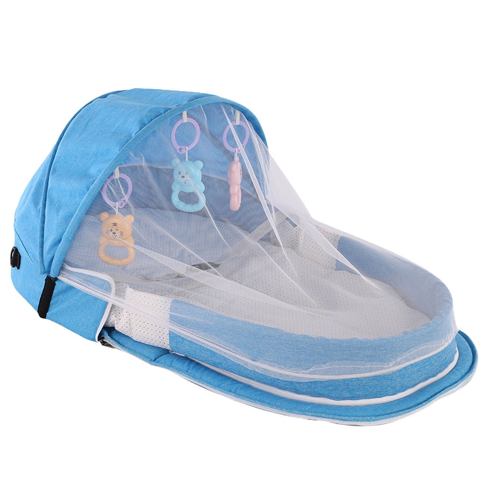 Baby Bed Folding Portable Baby - Baby Nursery Hamper 评论和价格
