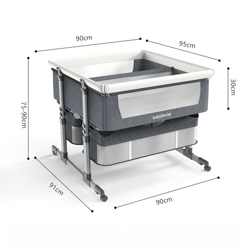Twins Cradle Crib, Sleeper Bas - Baby Nursery Hamper 评论和价格