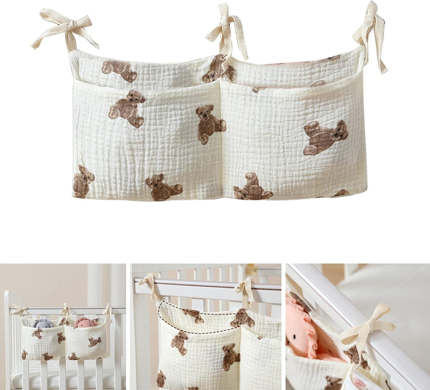 Baby Crib Organizer Cot Caddy  - Baby Nursery Organizer 评论和价格