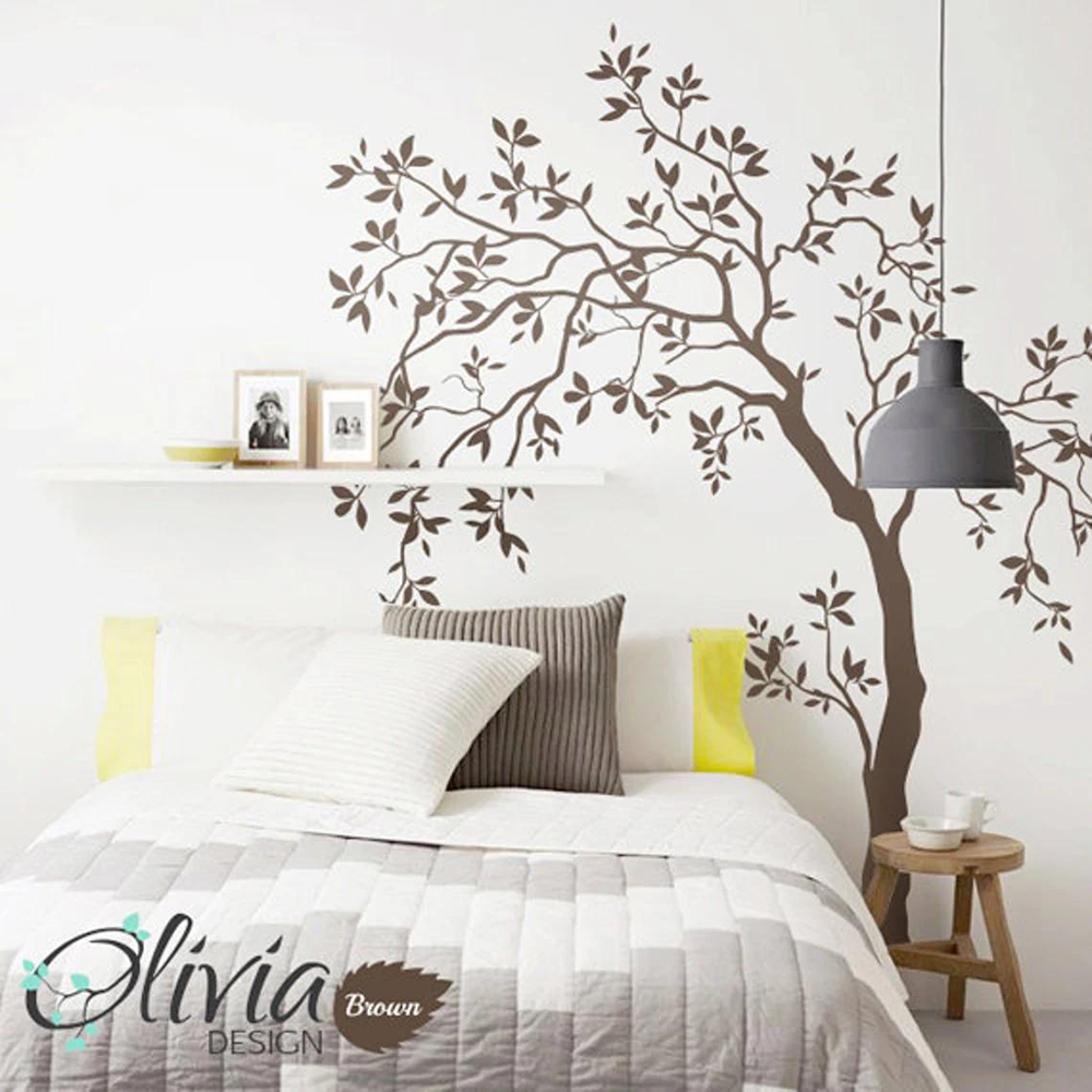 Large Tree Wall Sticker Baby N - Baby Nursery Plants 评论和价格