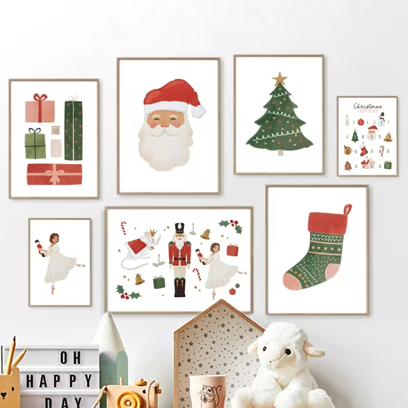 Cartoon Christmas Gift Socks M - Baby Nursery Mirror 评论和价格