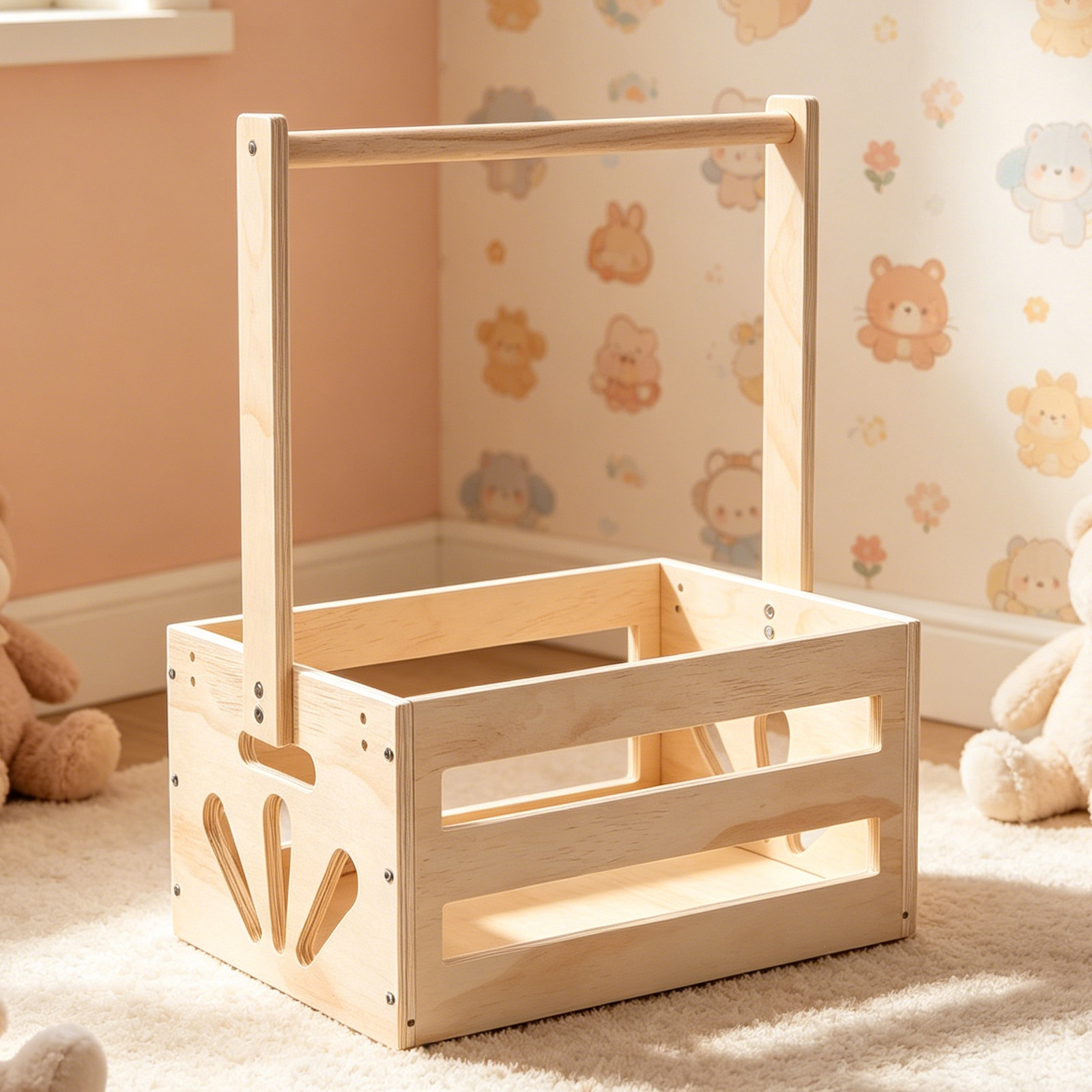 Baby Nursery Storage Crate Wit - Baby Nursery Hamper 评论和价格