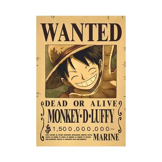 Anime One Piece Bounty Wanted  - Baby Nursery Vinyl 评论和价格