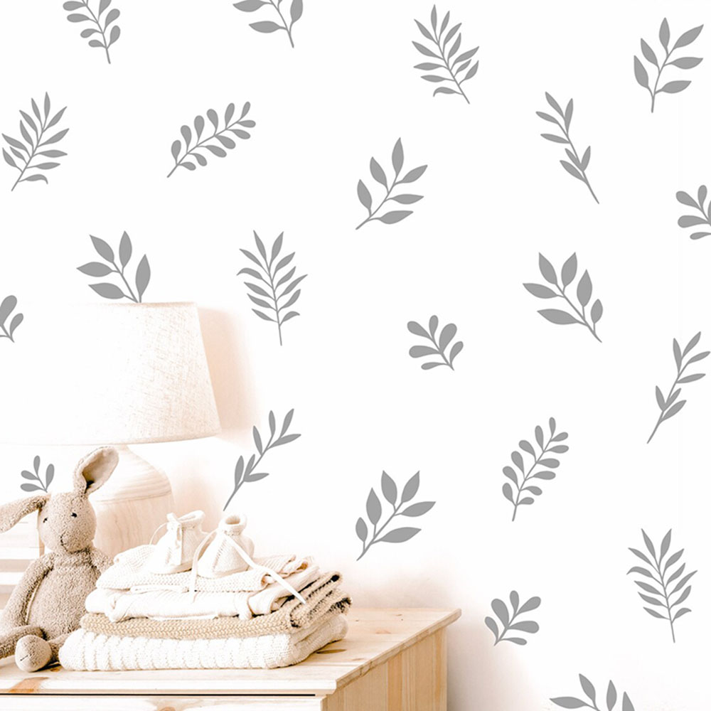 41Pcs Botanical Leaf Wall Stic - Baby Nursery Plants 评论和价格