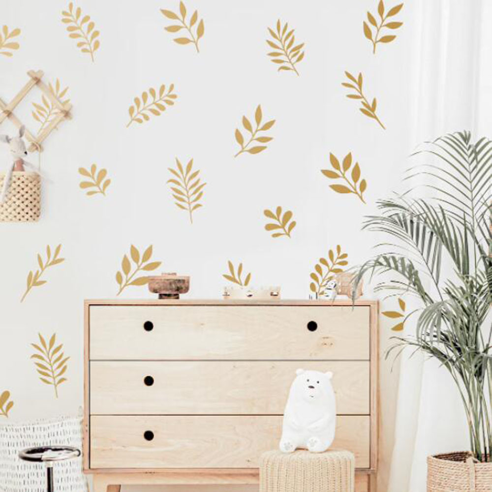 41Pcs Botanical Leaf Wall Stic - Baby Nursery Plants 评论和价格