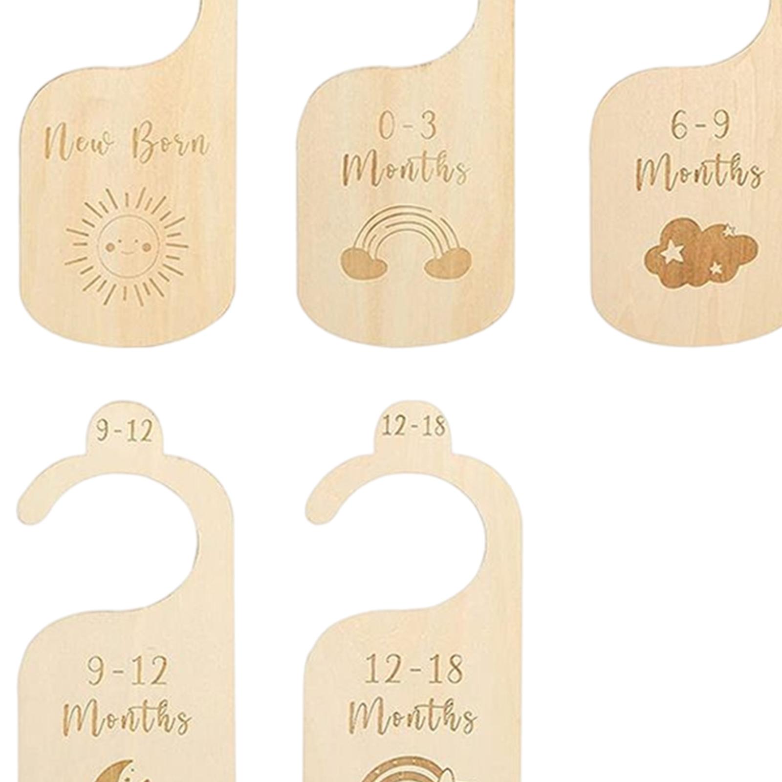 7x Newborn Baby Clothes Divide - Baby Nursery Closet 评论和价格