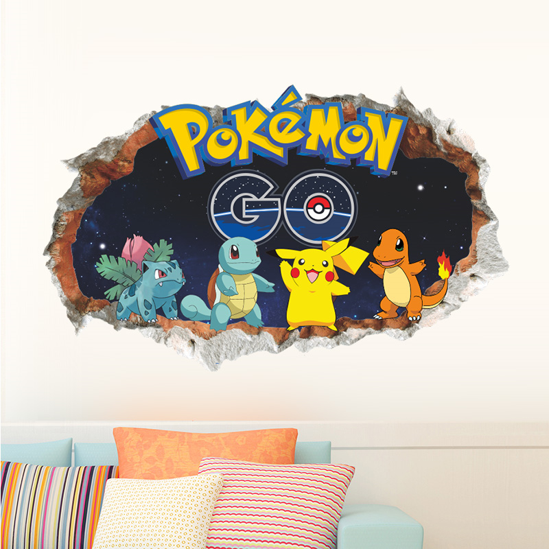 Cartoon Pokémon Pikachu Wall S - Baby Nursery Vinyl 评论和价格