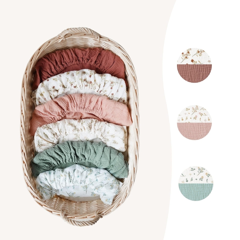 Baby Fitted Sheets Nursing Cri - Baby Nursery Hamper 评论和价格