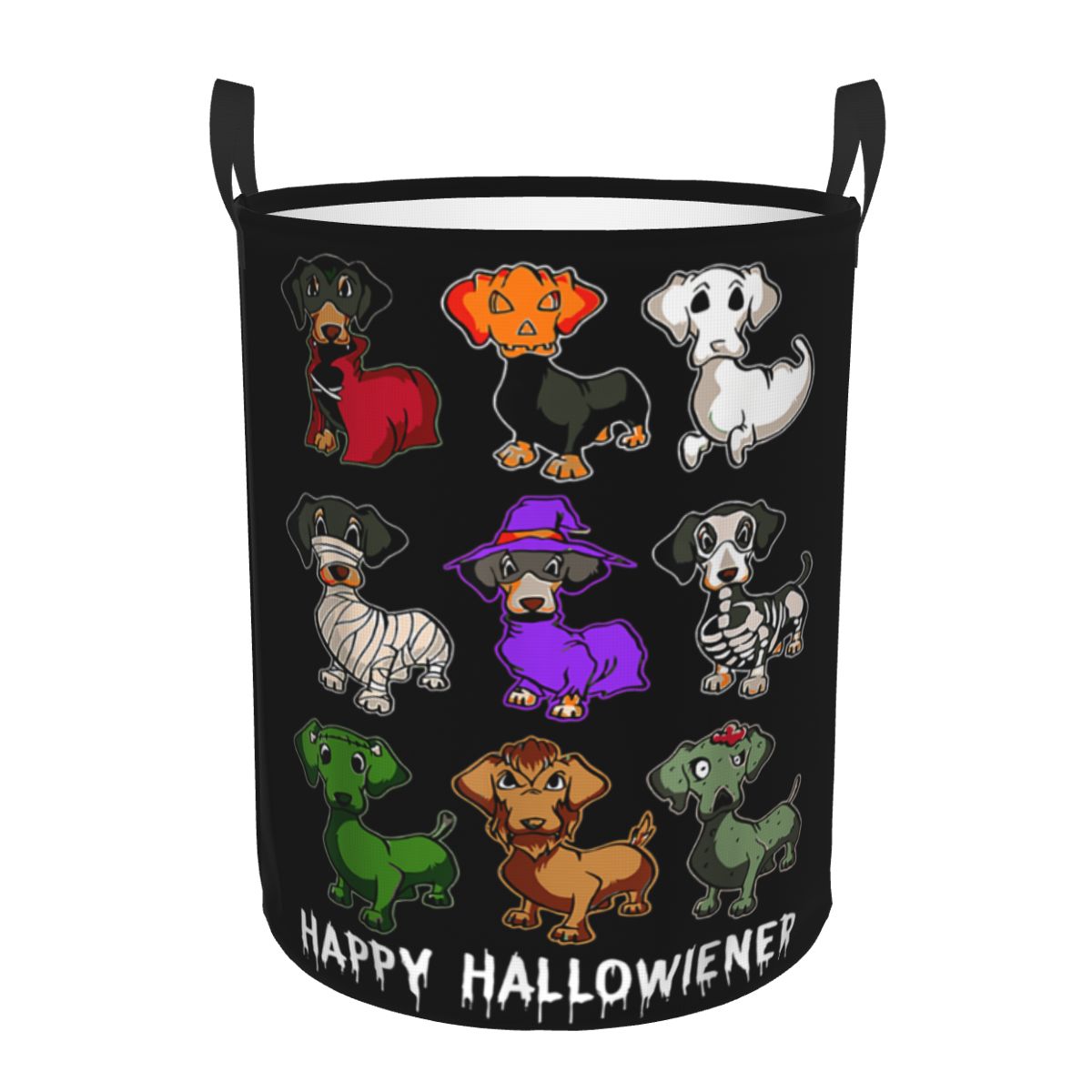 Happy Hallowiener Funny Dachsh - Baby Nursery Hamper 评论和价格