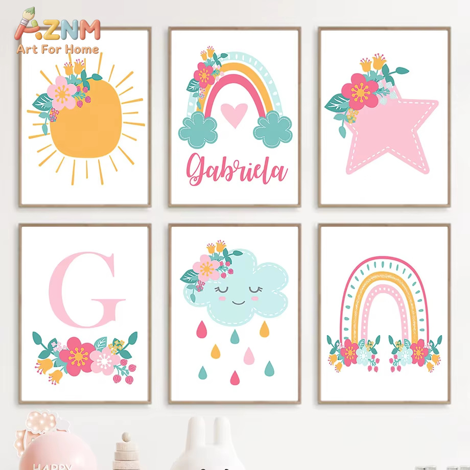 Cute Sun Rainbow Clouds Stars  - Baby Nursery Mirror 评论和价格