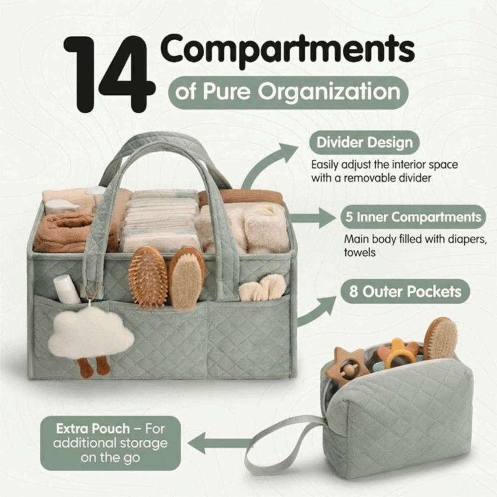 Large Capacity Baby Diaper Org - Baby Nursery Essentials 评论和价格