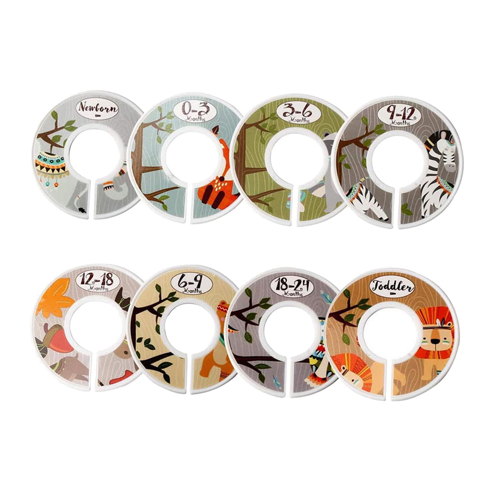 Clothing Size Dividers Plastic - Baby Nursery Closet 评论和价格